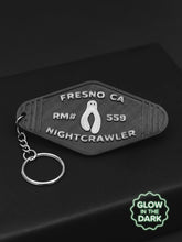Load image into Gallery viewer, Hotel Tag NightCrawler Key Chain
